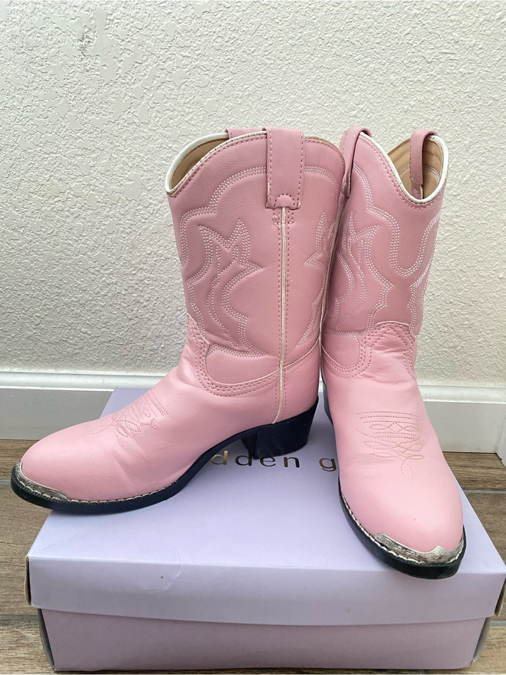Durango Pink Kids Western Cowboy Boots